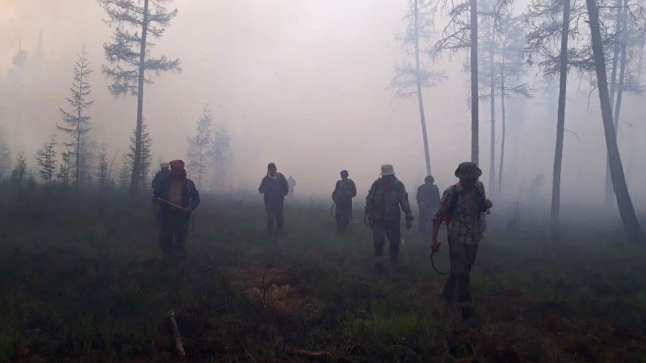 Sibirya&#039;daki orman yangınları 1.3 milyon hektarı küle döndürdü