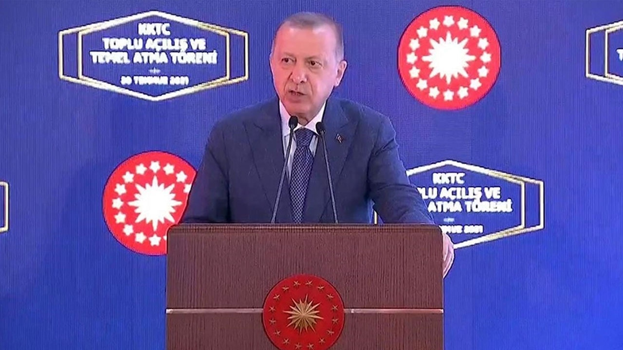 Cumhurbaşkanı Erdoğan: Kuzey Kıbrıs artık ayağa kalkıyor