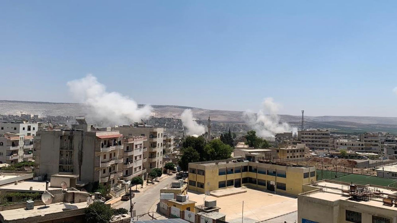 Terör örgütü PKK Afrin&#039;de sivilleri hedef aldı! Yaralılar var