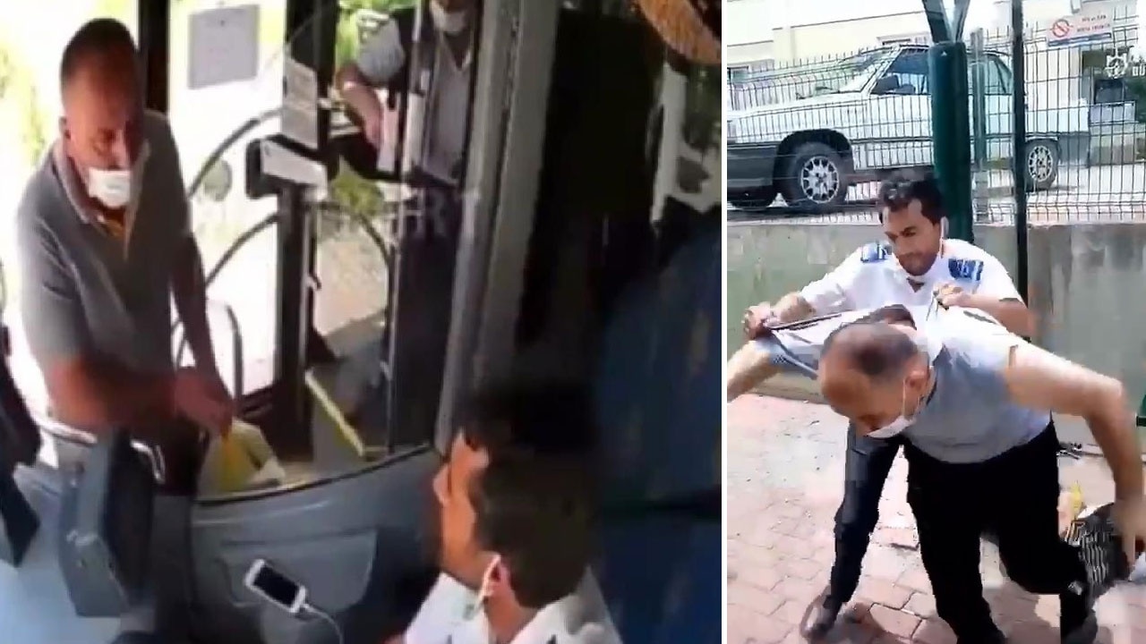 Yeni görüntüler: Otobüs şoförü tartıştığı yolcuyu darp etti