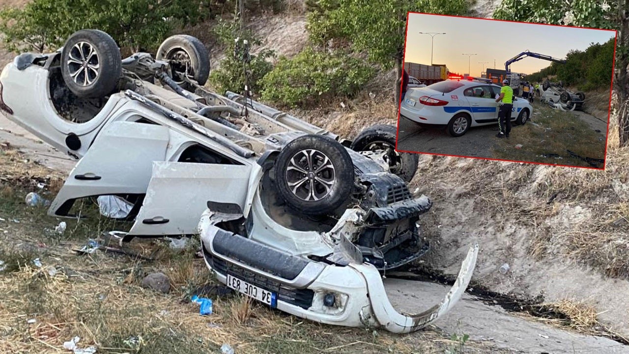 Ankara&#039;da zincirleme trafik kazası: 1 ölü, 5 yaralı