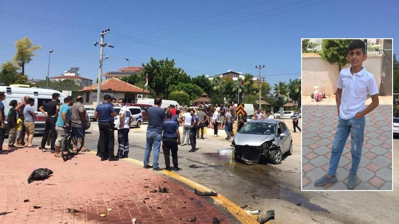 Antalya&#039;da akrabasının arabasını çalan çocuk, arkadaşının ölümüne neden oldu