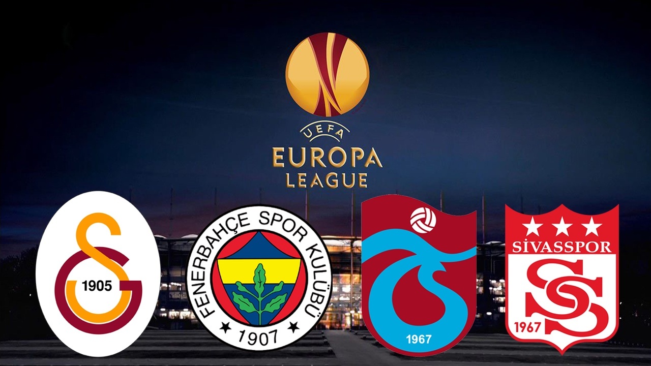 Avrupa Ligi ve Konferans Ligi&#039;nde rakipler belli oluyor! Galatasaray, Fenerbahçe, Trabzonspor, Sivasspor...
