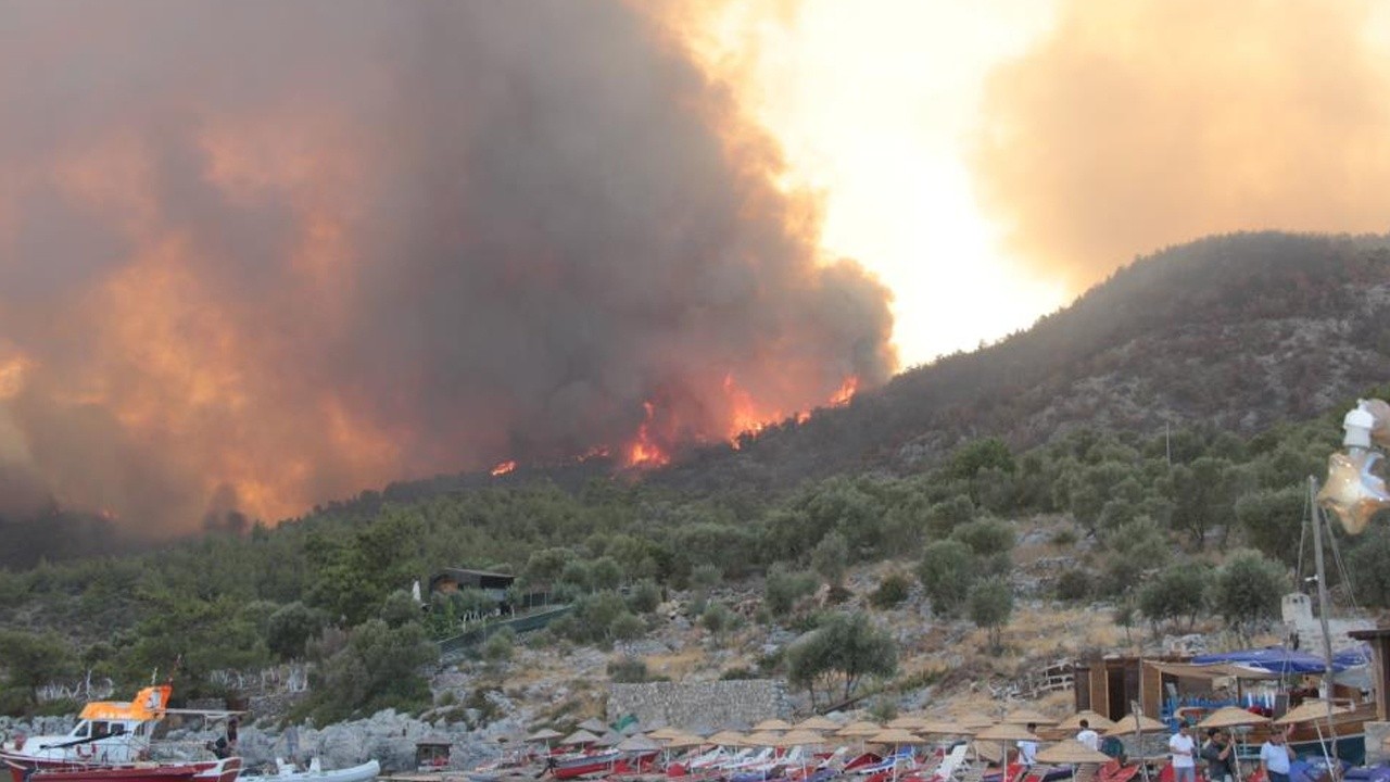 Yangın bölgelerinde son durum: Muğla, Antalya, Aydın, Isparta ve Denizli&#039;de 12 farklı nokta