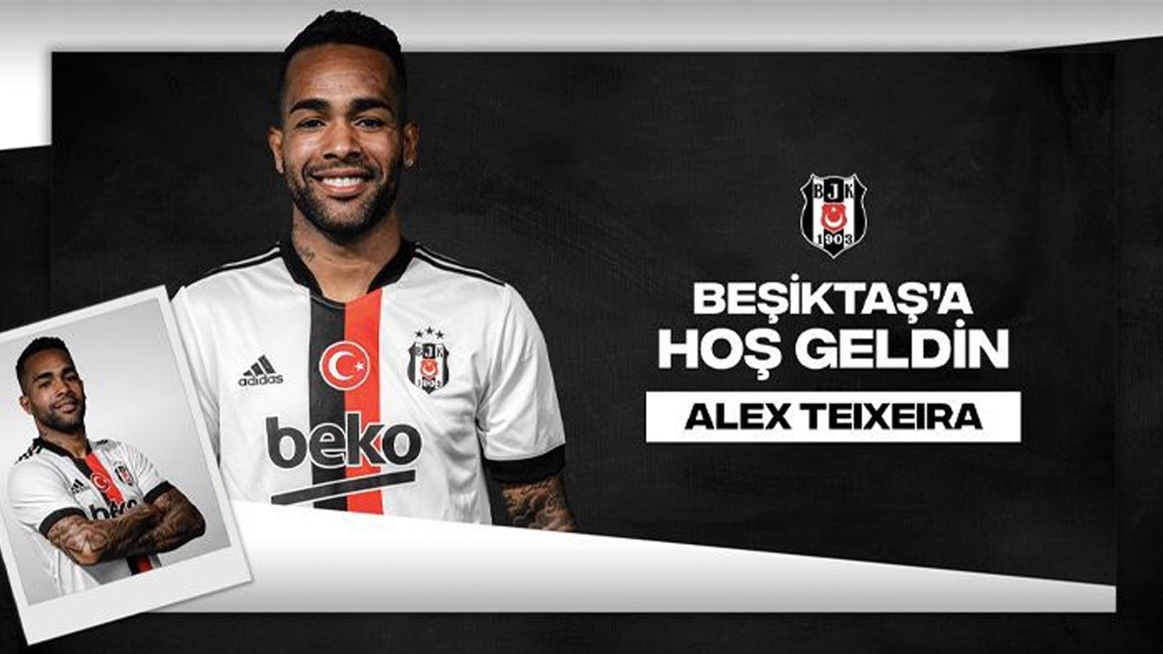 Beşiktaş, Brezilyalı futbolcu Alex Teixeira ile sözleşme imzaladı! Son dakika transfer haberleri