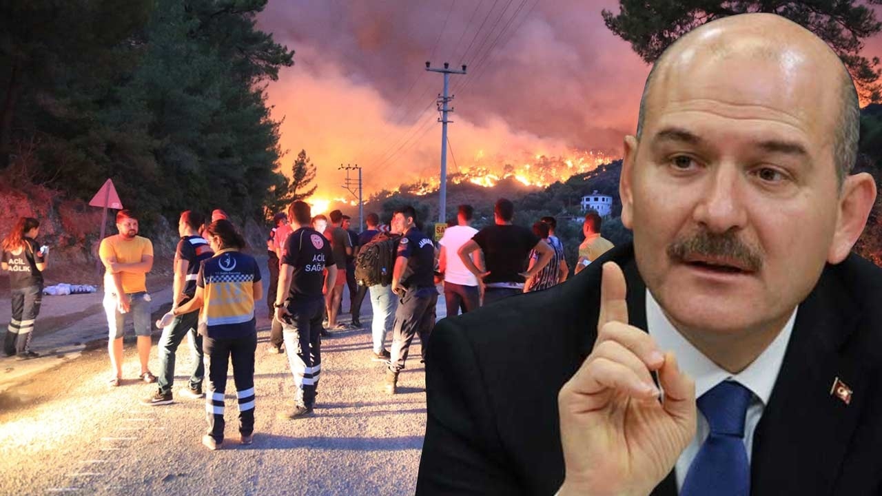 İçişleri Bakanı Soylu&#039;dan yangın provokasyonlarına karşı uyarı