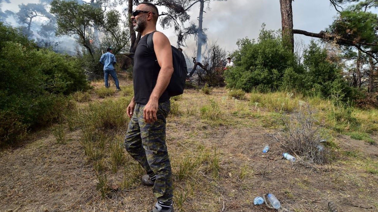 Oyuncu Umut Oğuz, orman yangınlarında provokatörlere karşı uyardı