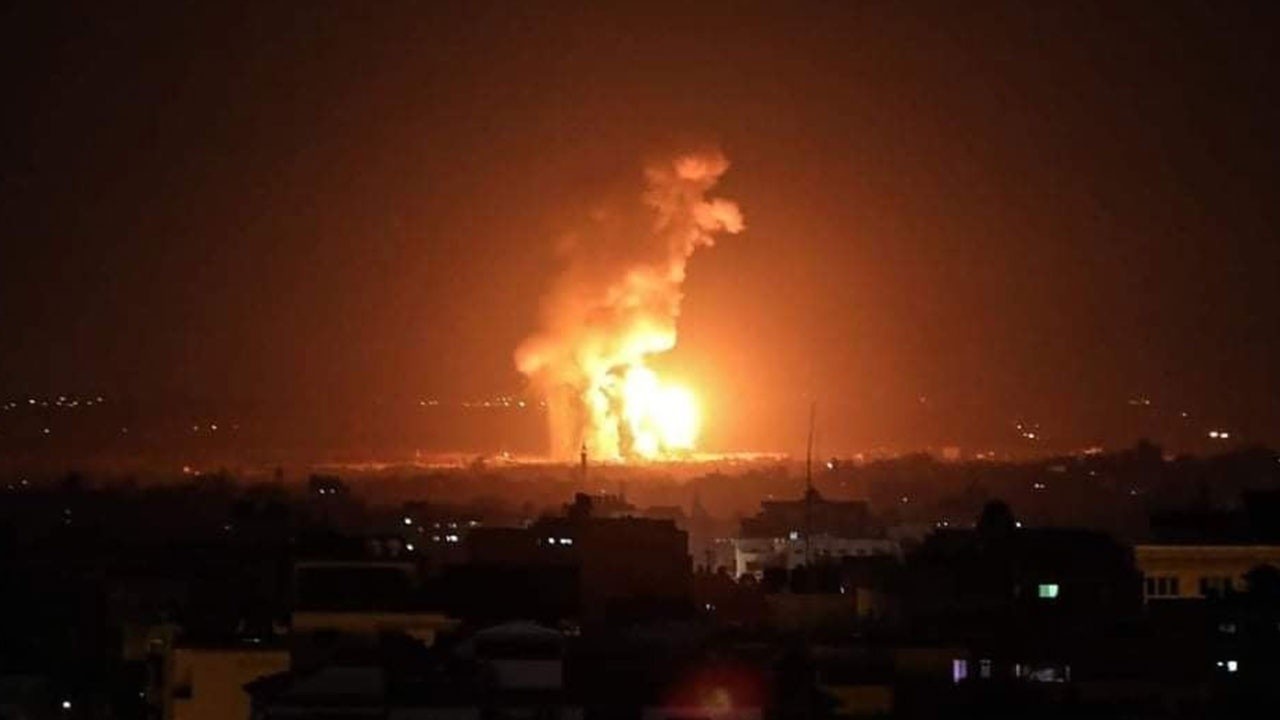 Son dakika: İşgalci İsrail&#039;den Gazze&#039;ye hava saldırısı