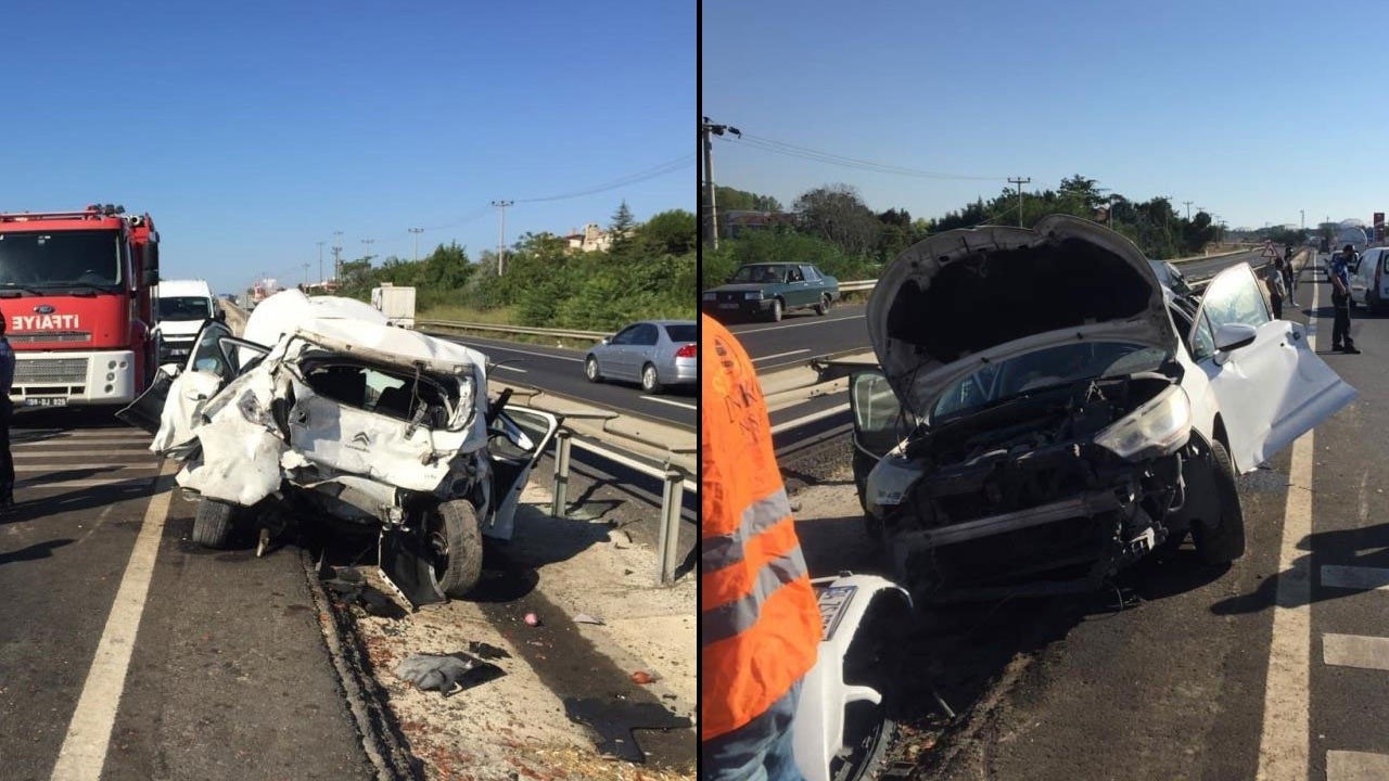 Tekirdağ&#039;da feci kaza: Ölü ve yaralılar var