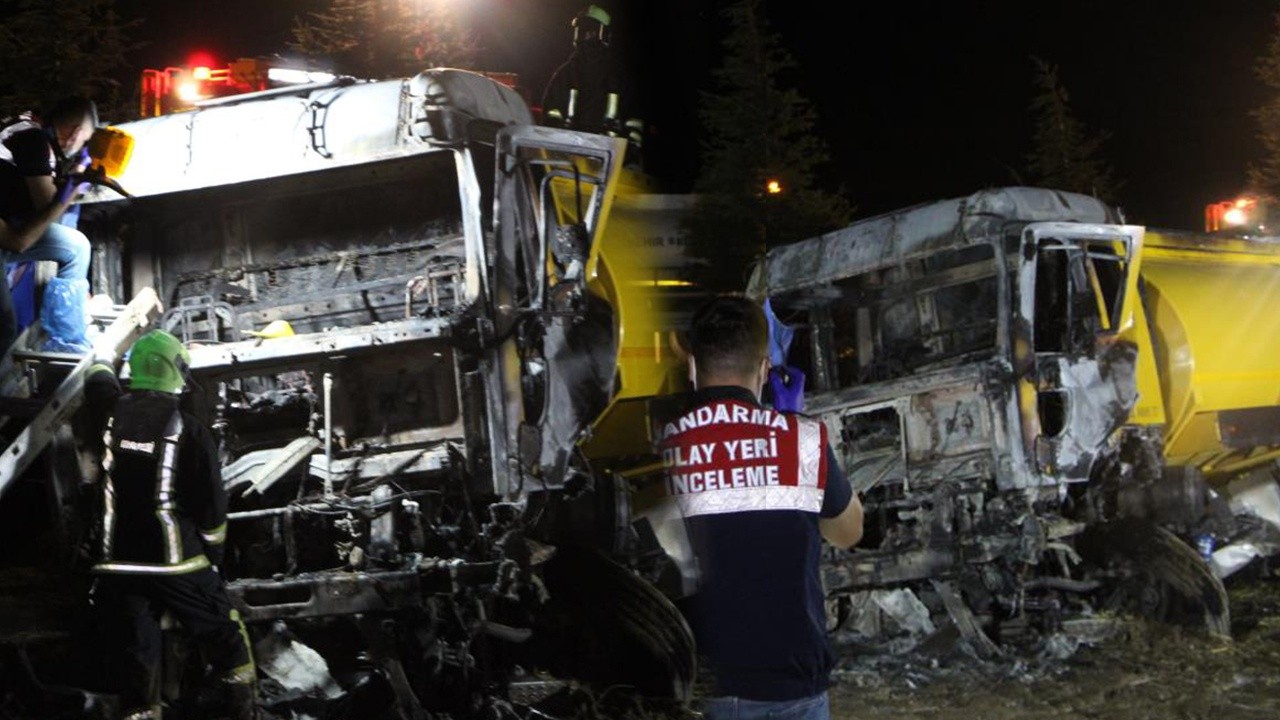 Yakıt tankeri alev topuna döndü: Sürücüsü feci şekilde can verdi