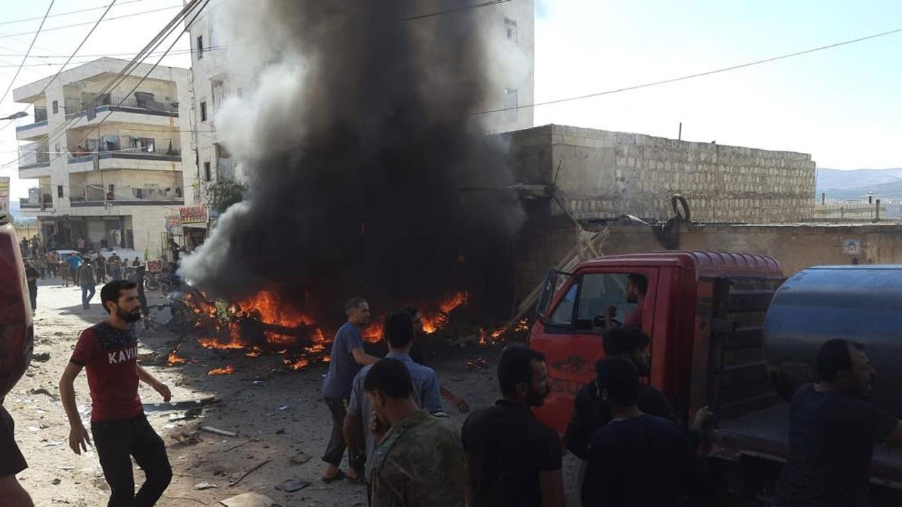 Afrin&#039;de bombalı araçla saldırı: 1 ölü 1 yaralı