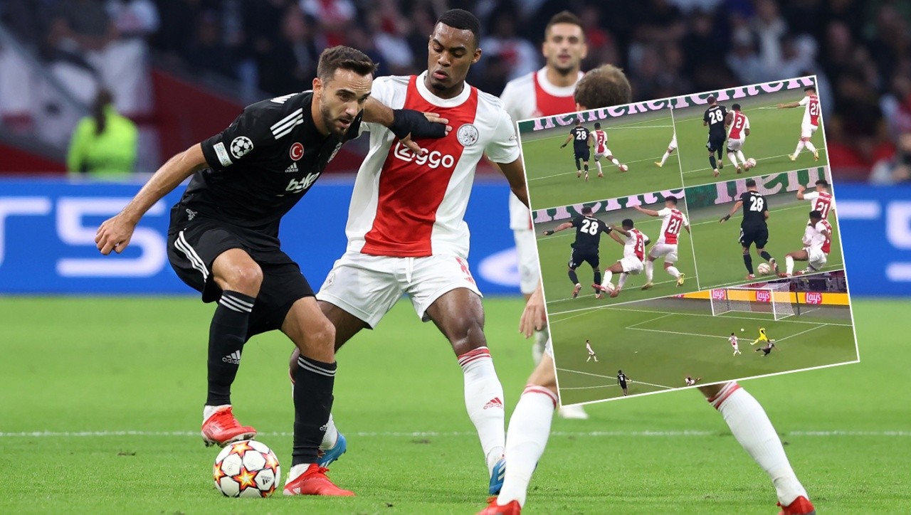 Ajax-Beşiktaş maçında skandal karar! Kenan Karaman&#039;ın nizami golü iptal edildi!