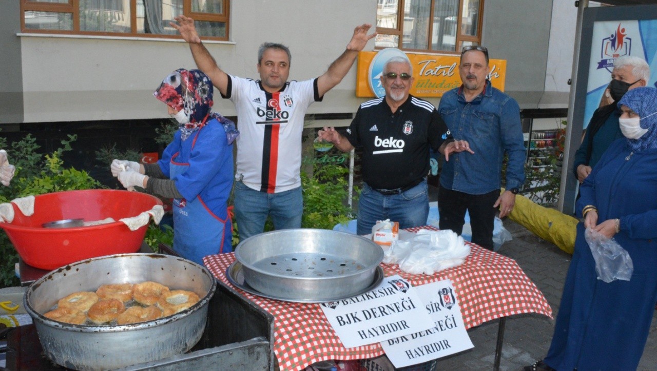 Beşiktaş&#039;taki sakatlıklara karşı lokma döktürüldü