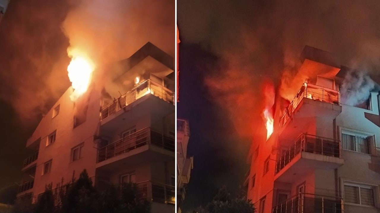 Binayı ateşe verdi: Bina sakinleri canlarını zor kurtardı