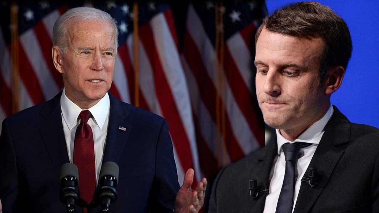 Joe Biden ve Emmanuel Macron denizaltı krizini görüşecekler