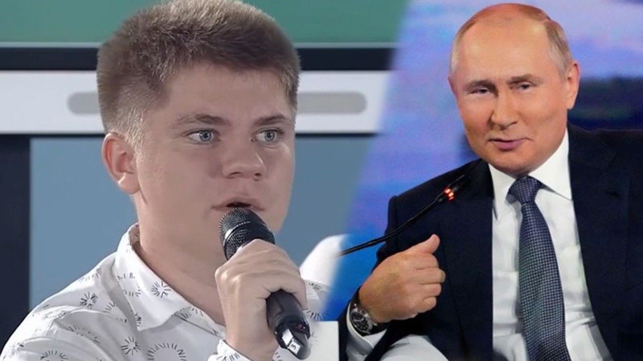 Rusya bu çocuğu konuşuyor: Putin&#039;in tarih hatasını yüzüne vurdu