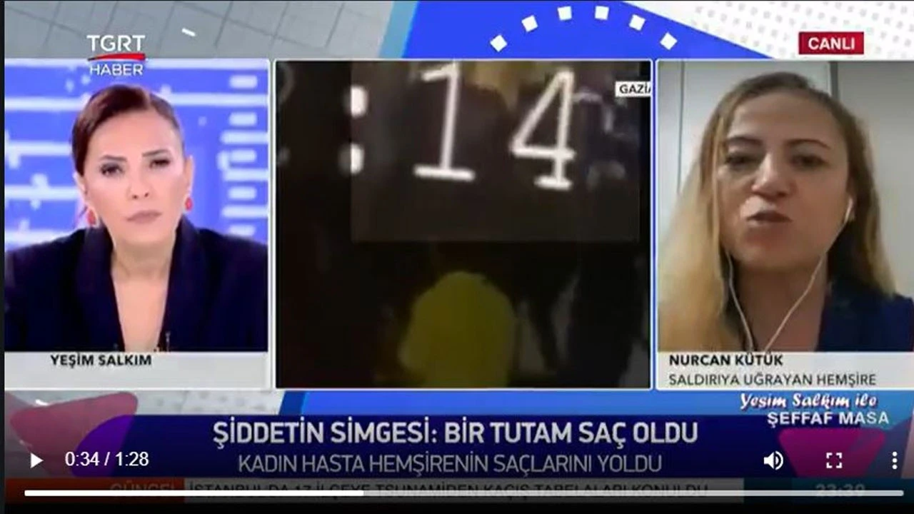 Saçları yolunan hemşire Nurcan Kütük TGRT Haber&#039;e konuştu: Böyle bir şey yaşamadım