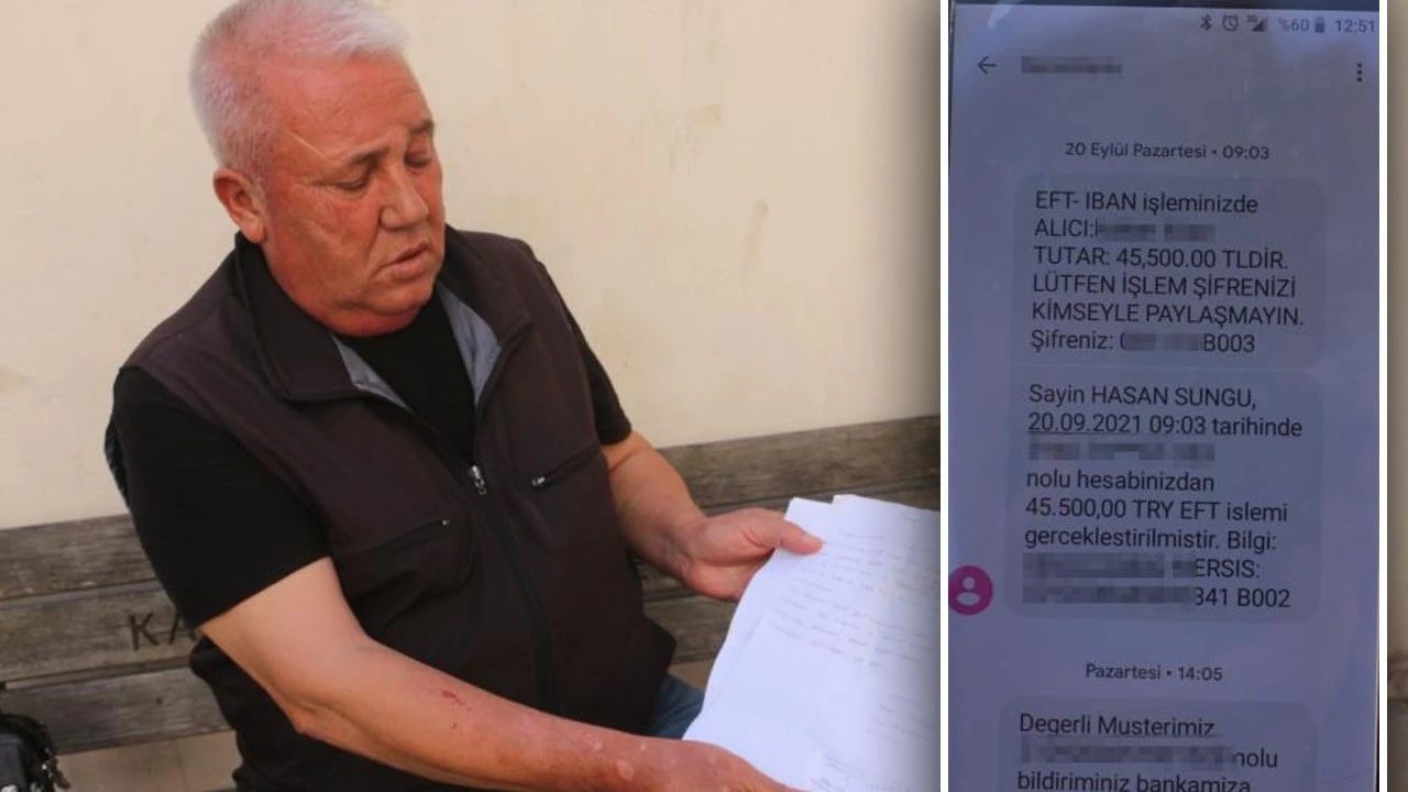 Tek mesajla 45 bin lirasını çaldılar