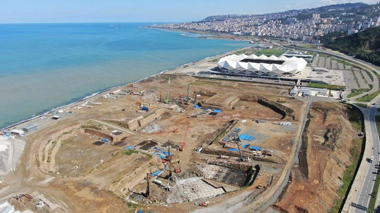 Trabzon Şehir Hastanesi için 400 fore kazık çakılacak