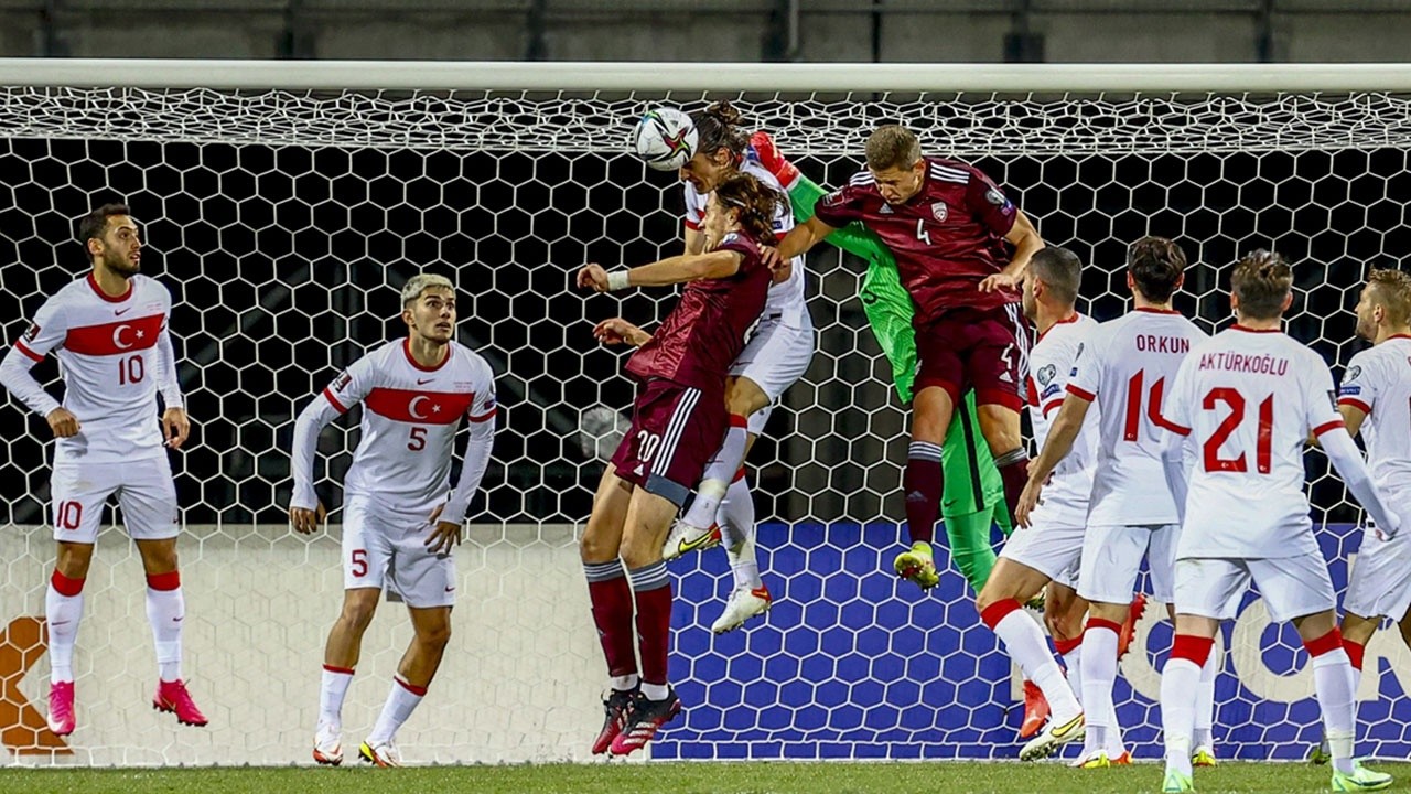 A Milli Takımımız Letonya&#039;yı 2-1 mağlup etti