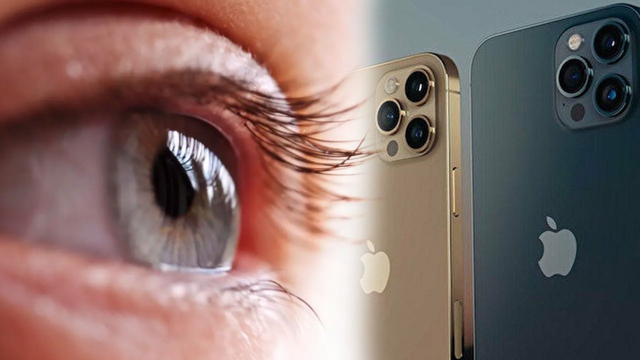 Bir doktor iPhone 13 Pro Max&#039;i göz muayenesinde kullandı