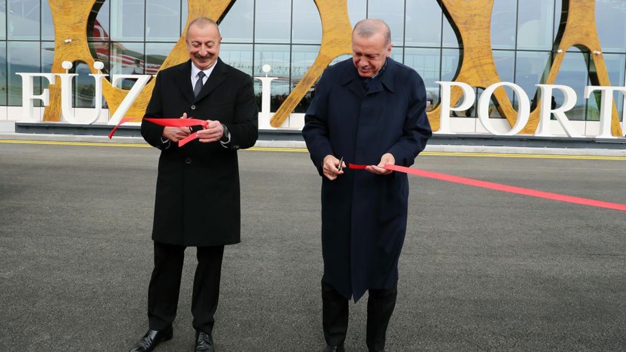 Cumhurbaşkanı Erdoğan Azerbaycan&#039;da Füzuli Uluslararası Havalimanı’nı açtı
