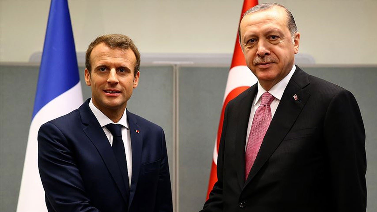 Cumhurbaşkanı Erdoğan Macron ile bir araya geldi