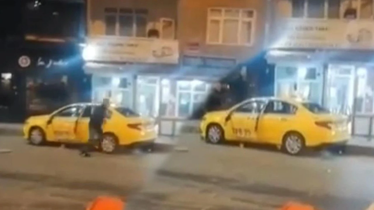 Eski çalıştığı durağın taksisini paramparça etti!