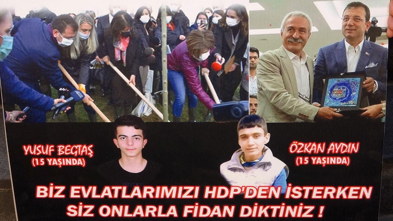 Evlat nöbetindeki ailelerden Ekrem İmamoğlu&#039;na tepki