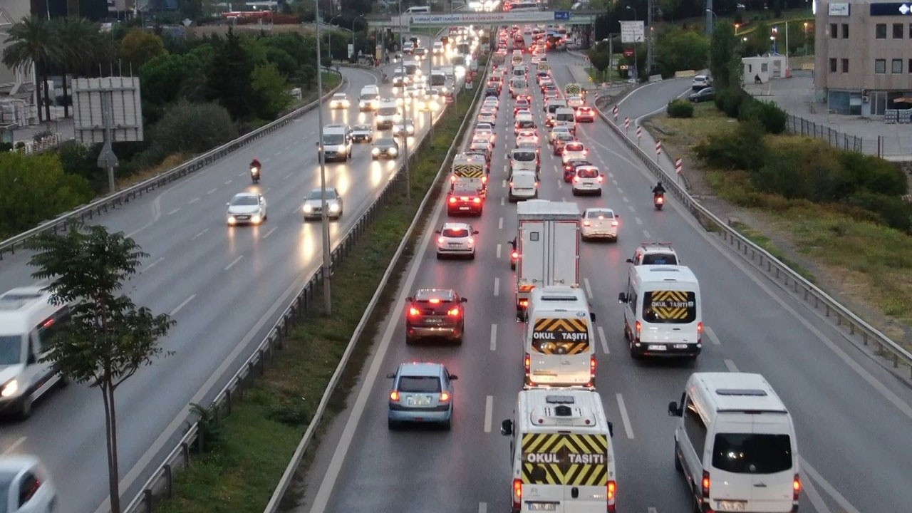 İstanbul’da trafik yoğunluğu yüzde 67