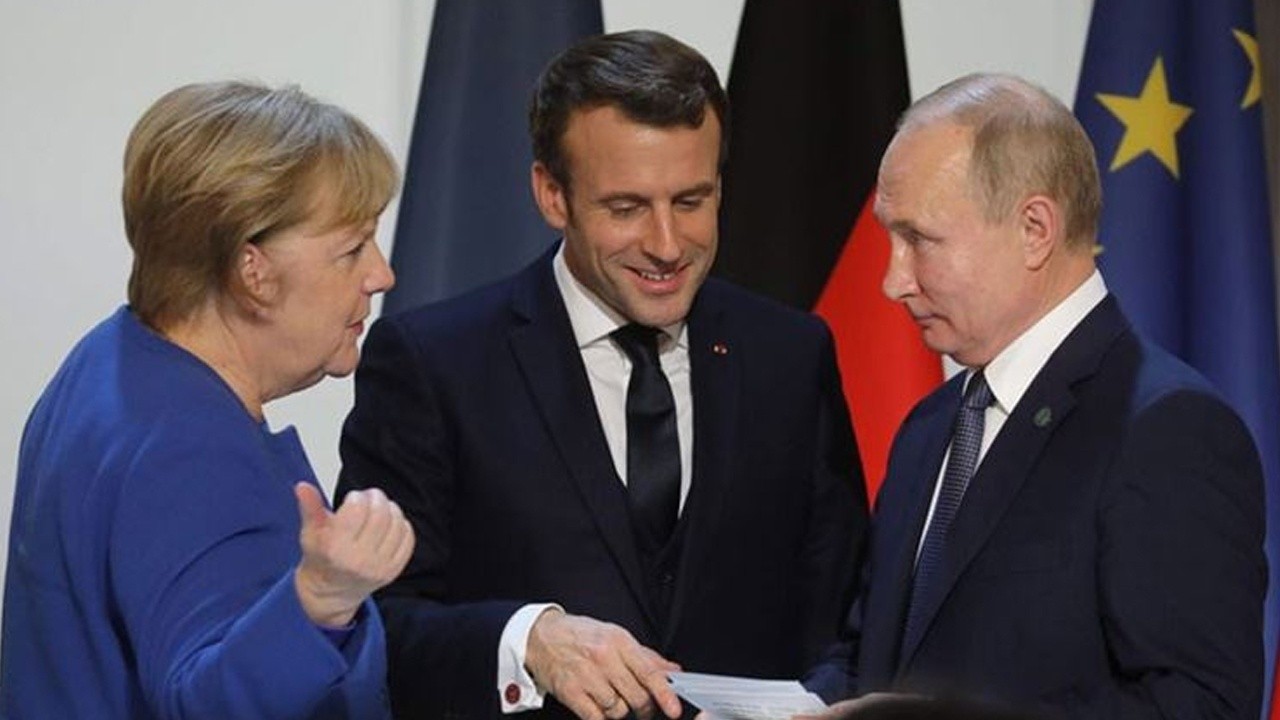 Putin, Merkel ve Macron ile Ukrayna&#039;yı görüştü