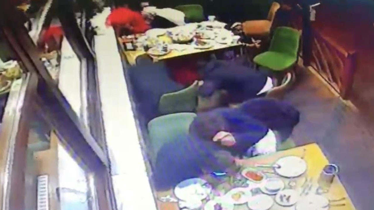 Restorandaki kanlı saldırı kamerada: 1 ölü, 1’i çocuk 5 yaralı