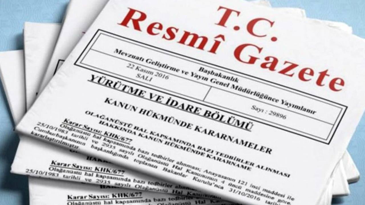20 Kasım 2021 Resmi Gazete kararları neler? Resmi Gazete yayımlandı!