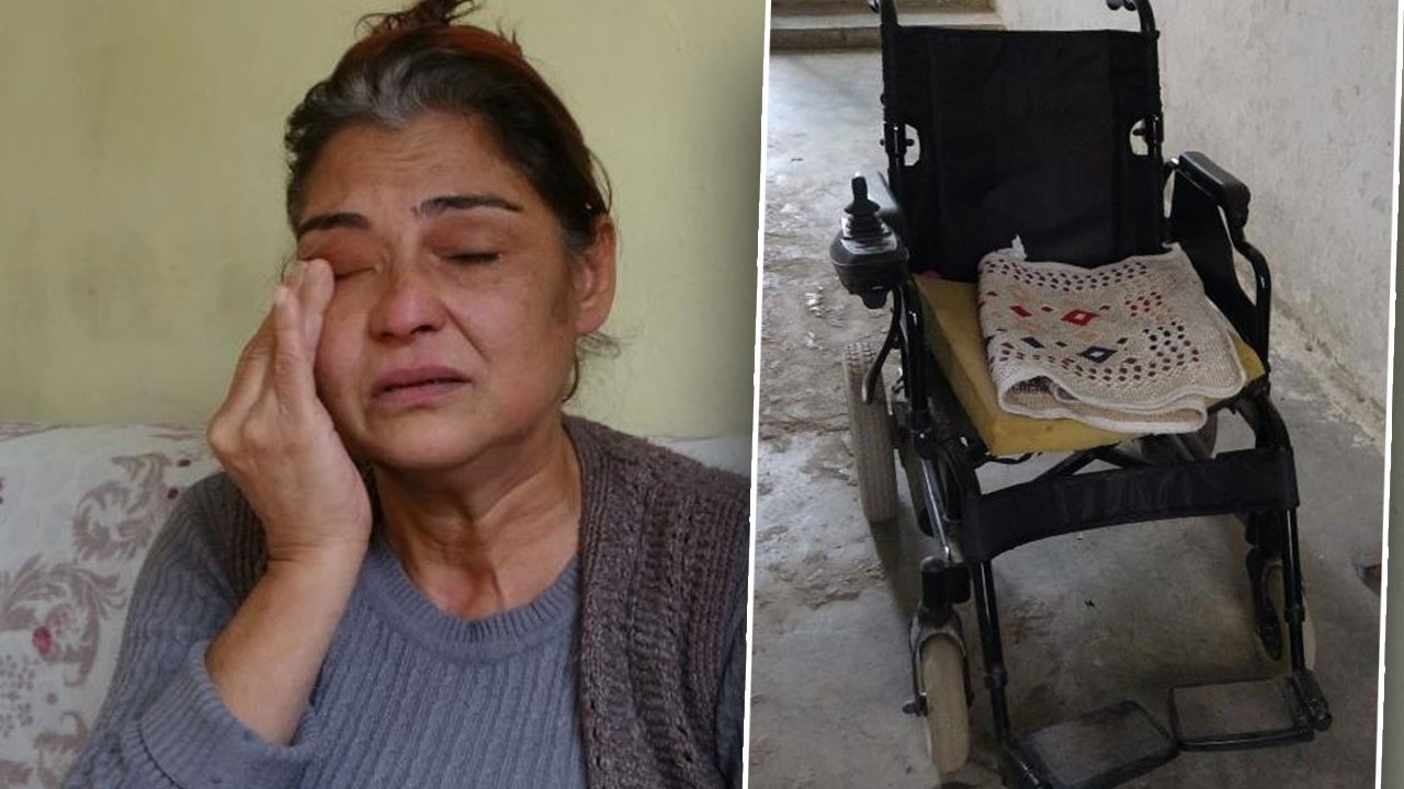 Akülü sandalyesinin şarj aleti çalınan engelli kadından yardım çığlığı
