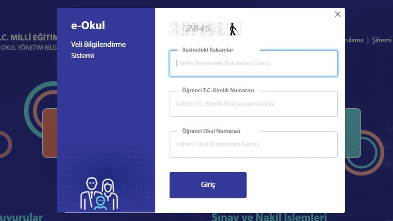 E-Okul Veli Bilgilendirme sistemine giriş nasıl yapılır? MEB VBS giriş ekranı devamsızlık ve not görüntüleme...