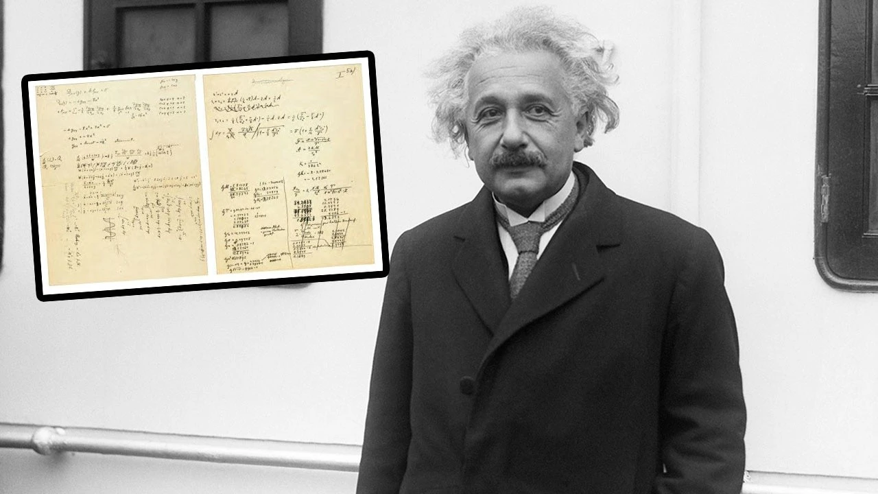 Einstein'ın el yazması makalesi rekor fiyata satılmayı bekliyor
