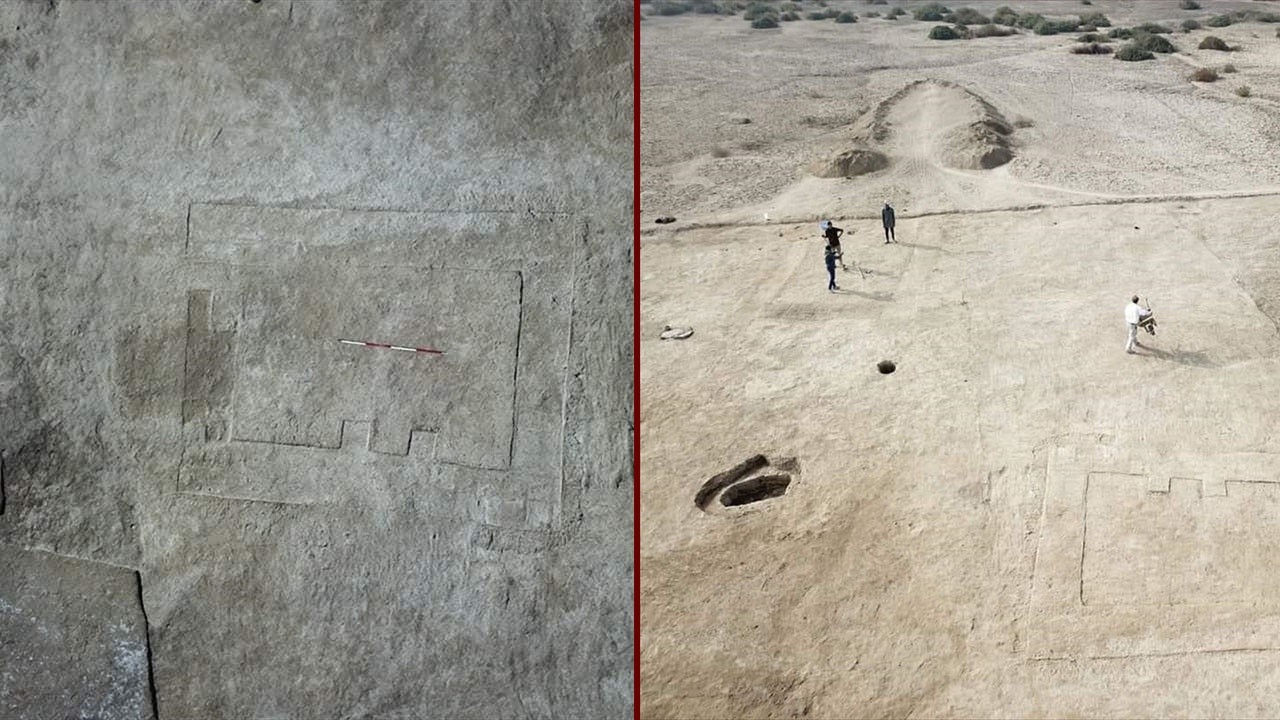 Irak&#039;ta Emevi döneminden kalma bin 300 yıllık çamurdan cami bulundu