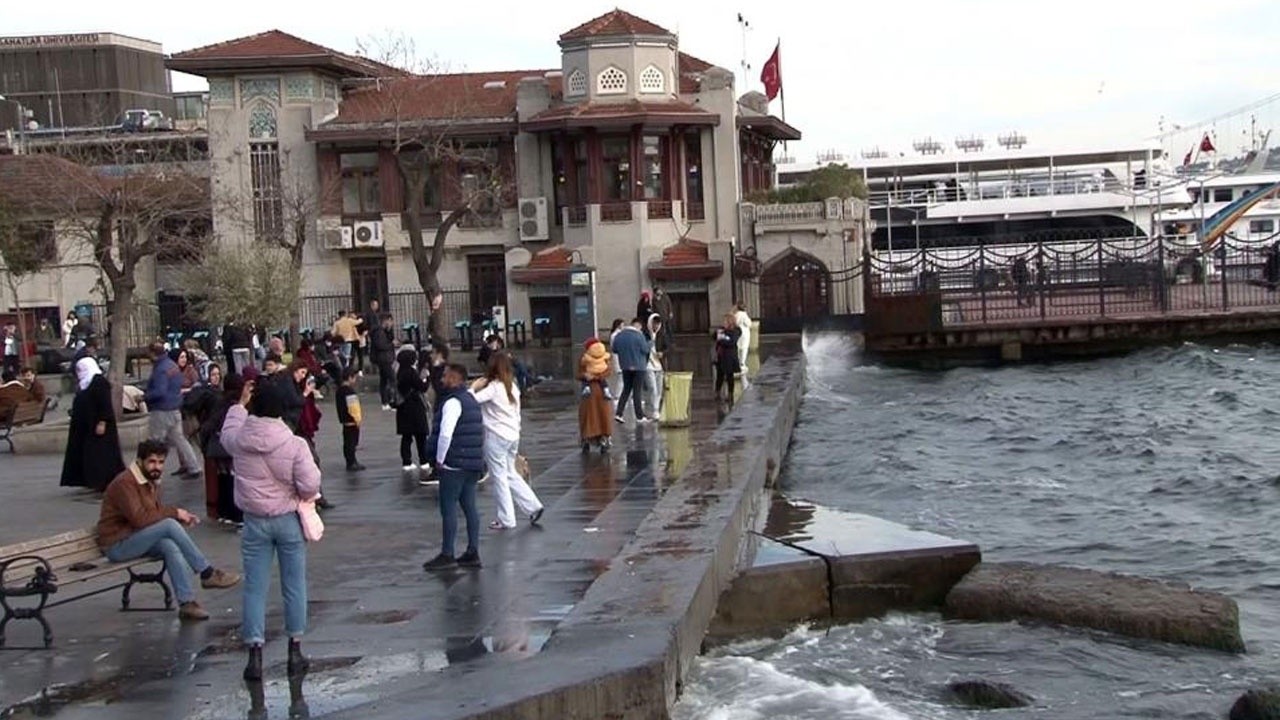 İstanbul’da lodos etkili oluyor