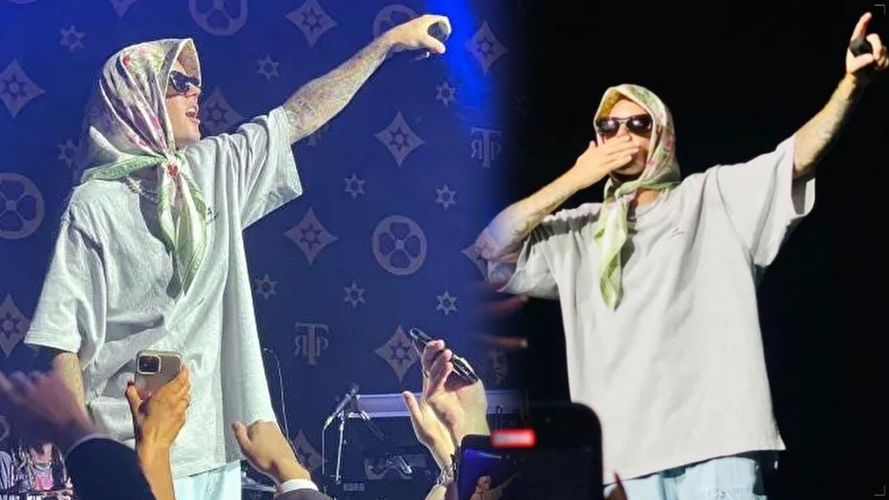 Justin Bieber başörtüsüyle sahne aldı! Tepkiler çığ gibi yığıldı