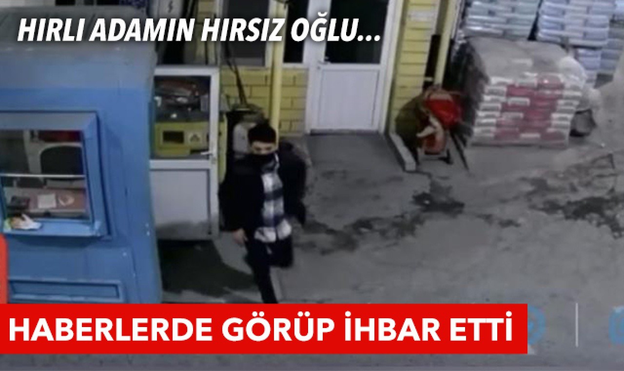 Babası haberlerde görünce oğlunu yakalattı