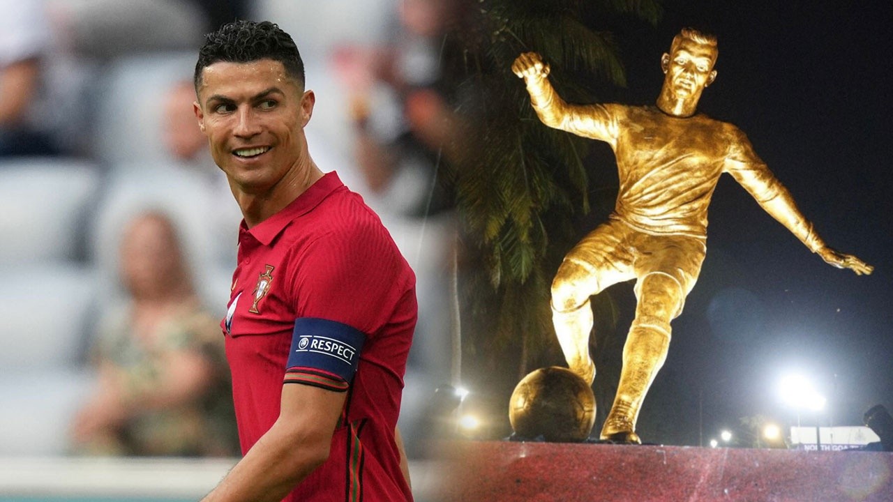 Cristiano Ronaldo&#039;nun heykeli ülkeyi ikiye böldü