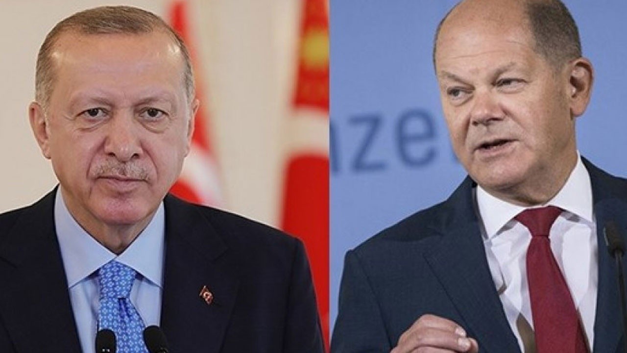 Cumhurbaşkanı Erdoğan&#039;dan Almanya Başbakanı Olaf Scholz&#039;a tebrik telefonu