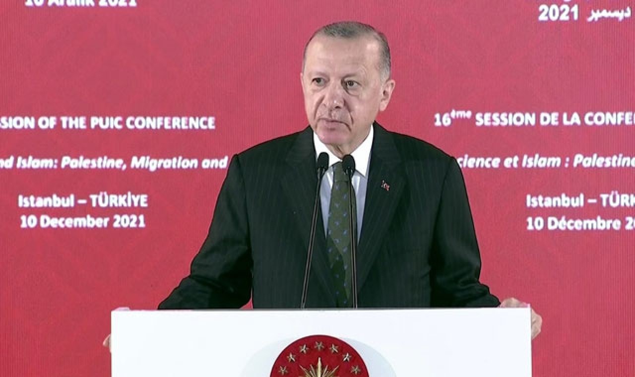 Cumhurbaşkanı Erdoğan: Filistin davası tüm İslam aleminin ortak davasıdır