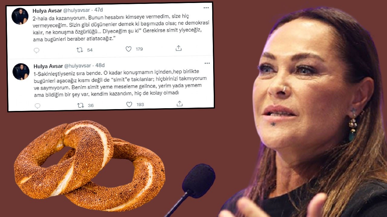 Hülya Avşar “simit” sözlerine tepki gösterenlere ateş püskürdü: Sizin gibi düşünenler…