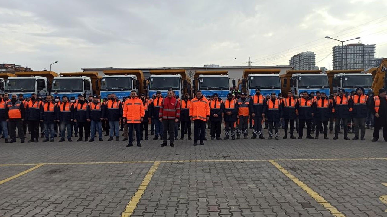 İstanbul&#039;da &quot;kışla mücadele araçları&quot; görev başında