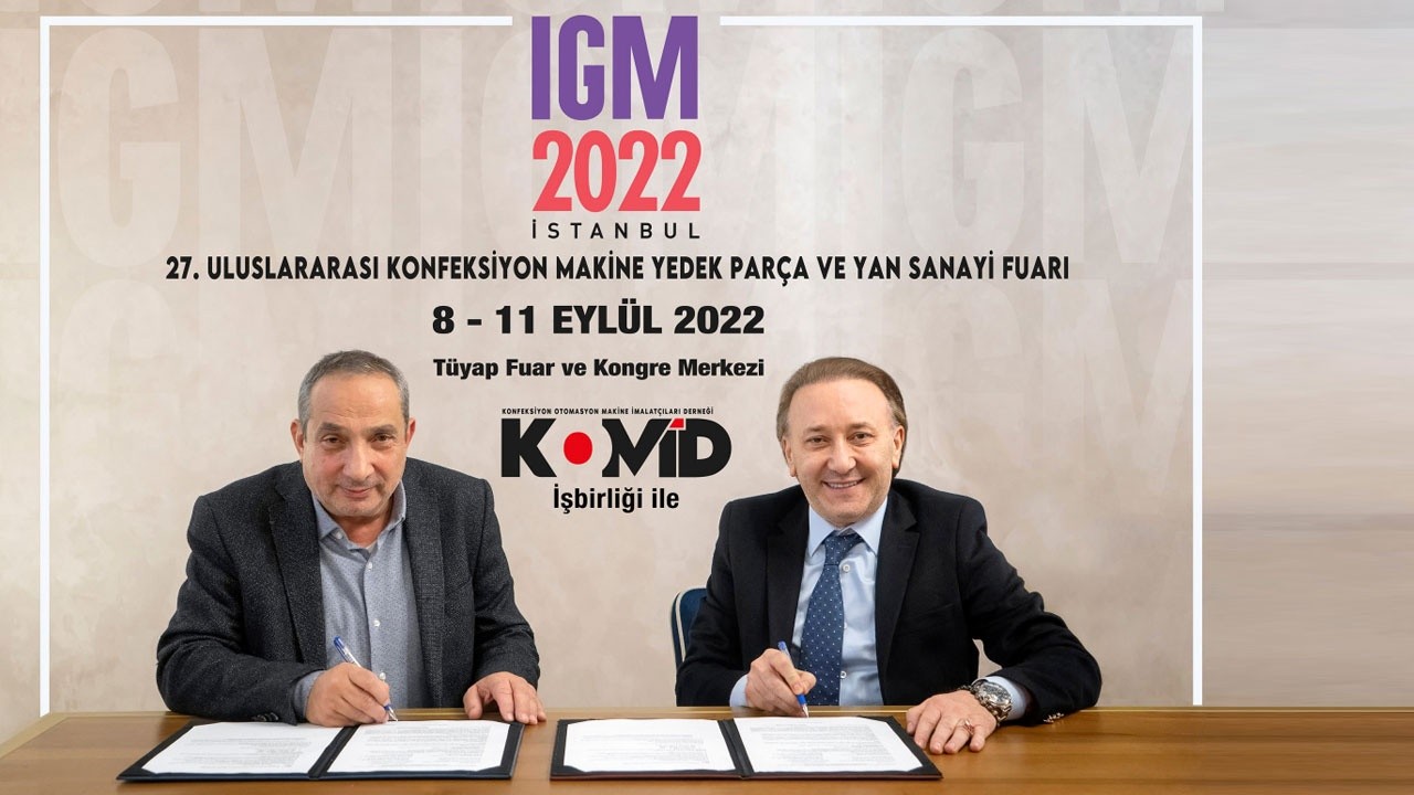 KOMİD&#039;den, IGM 27. Uluslararası Konfeksiyon Makineleri Fuarı&#039;na tam destek