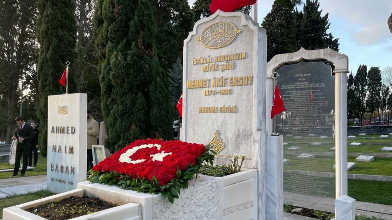 Mehmet Akif Ersoy vefatının 85’inci yılında kabri başında anıldı