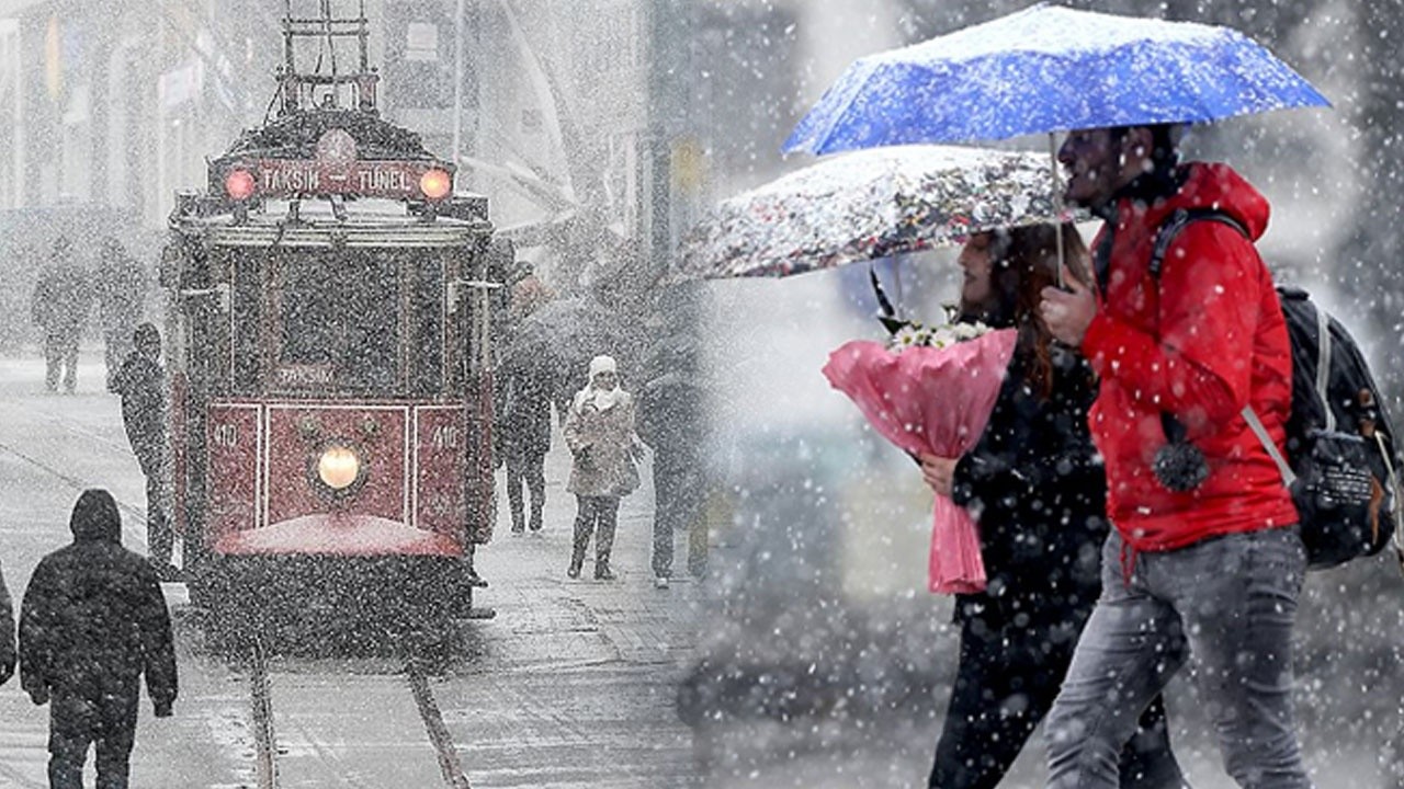 Meteoroloji uyardı: İstanbul&#039;a kar geliyor