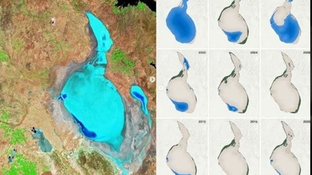 NASA korkunç verileri paylaştı: Tuz Gölü ölüyor!