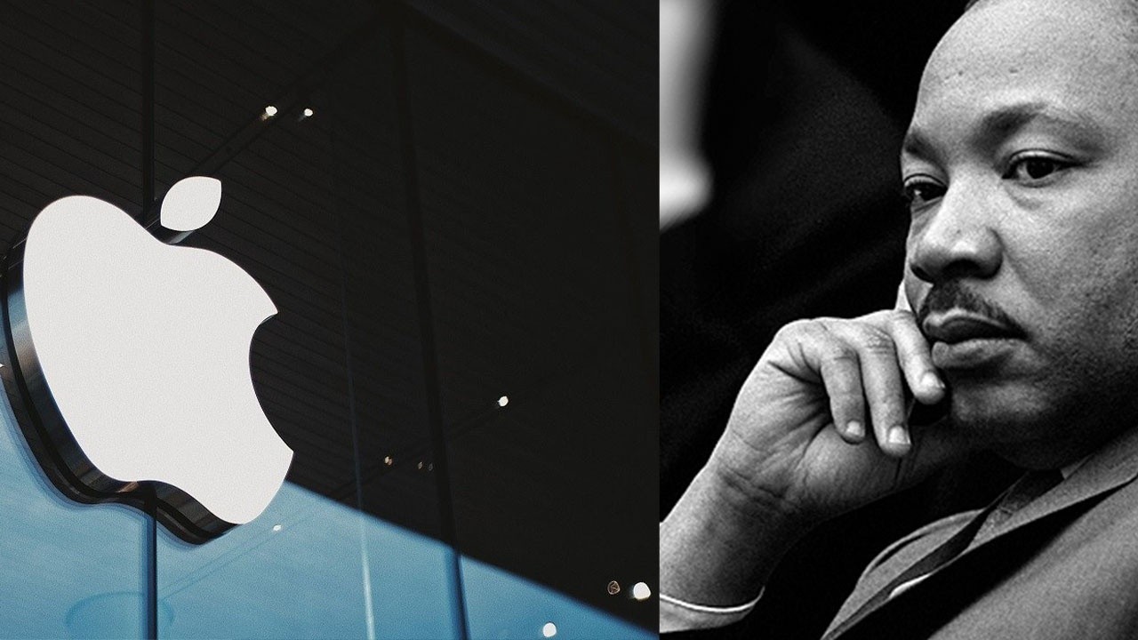 Apple, internet sitesinde Dr. Martin Luther’i andı